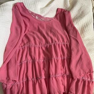 Pink Flow Dress